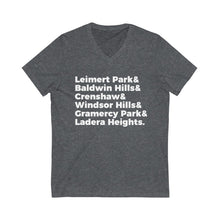 Load image into Gallery viewer, BNLA CITIES Unisex Jersey Short Sleeve V-Neck Tee