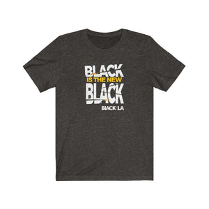 Black-vs-black Unisex Jersey Short Sleeve Tee BNLA