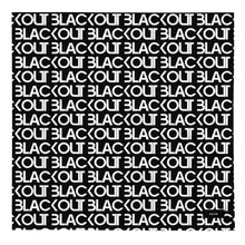 Load image into Gallery viewer, Blackout BW All-over print bandana