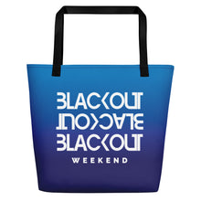 Load image into Gallery viewer, BLACKOUT LAKESIDE Beach Bag