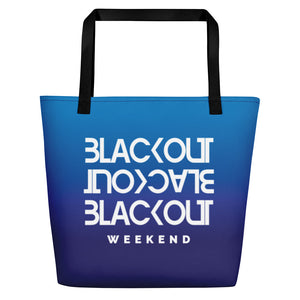 BLACKOUT LAKESIDE Beach Bag