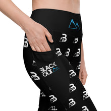 Load image into Gallery viewer, Blackout MTN - Leggings with pockets - BWS23