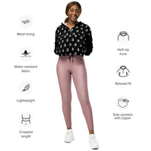 Load image into Gallery viewer, Blackout MTN - Women’s cropped windbreaker BWS23