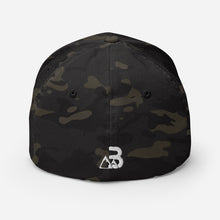 Load image into Gallery viewer, Blackout Camo Flexfit Structured Cap