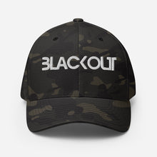 Load image into Gallery viewer, Blackout Camo Flexfit Structured Cap