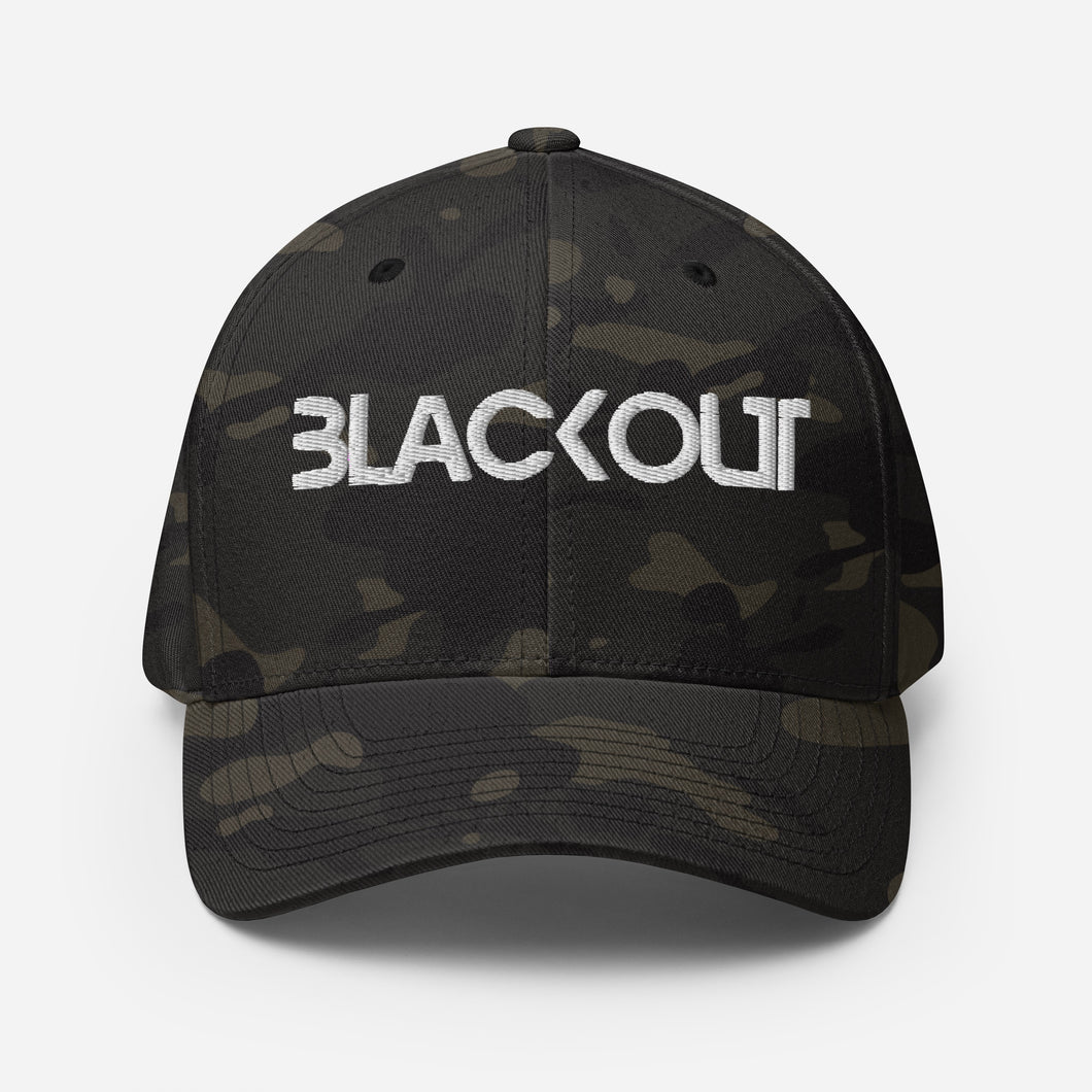 Blackout Camo BWS23 Flexfit Structured Cap