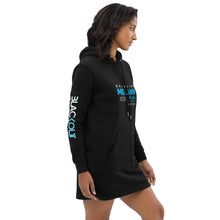 Load image into Gallery viewer, Blackout Melanin Hoodie dress
