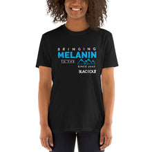 Load image into Gallery viewer, Blackout Melanin Short-Sleeve Unisex T-Shirt