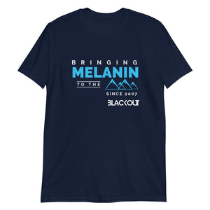 Blackout Melanin Short-Sleeve Unisex T-Shirt BWS23