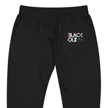 Load image into Gallery viewer, Blackout MTN - Black Unisex fleece sweatpants BWS23