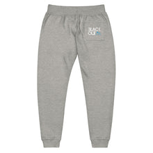 Load image into Gallery viewer, Blackout MTN - Black Unisex fleece sweatpants BWS23