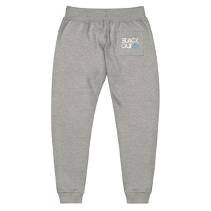 Blackout MTN - Black Unisex fleece sweatpants BWS23