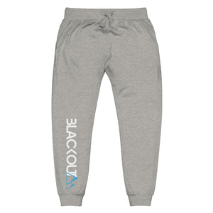 Blackout MTN - Black Unisex fleece sweatpants BWS23