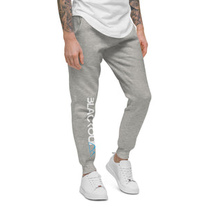 Blackout MTN - Black Unisex fleece sweatpants BWS23