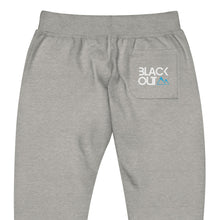 Load image into Gallery viewer, Blackout MTN - Black Unisex fleece sweatpants BWS23