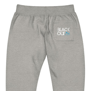 Blackout MTN - Black Unisex fleece sweatpants BWS23