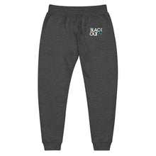 Load image into Gallery viewer, Blackout MTN - Black Unisex fleece sweatpants BWS23