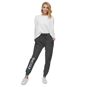 Blackout MTN - Black Unisex fleece sweatpants BWS23