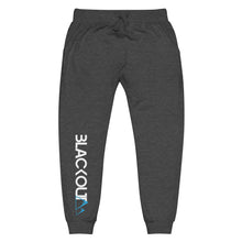 Load image into Gallery viewer, Blackout MTN - Black Unisex fleece sweatpants BWS23