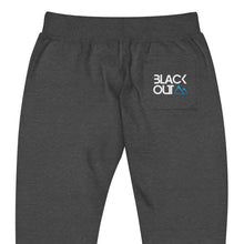 Load image into Gallery viewer, Blackout MTN - Black Unisex fleece sweatpants BWS23