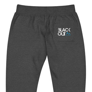 Blackout MTN - Black Unisex fleece sweatpants BWS23