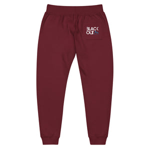 Blackout MTN - Black Unisex fleece sweatpants BWS23