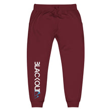 Load image into Gallery viewer, Blackout MTN - Black Unisex fleece sweatpants BWS23