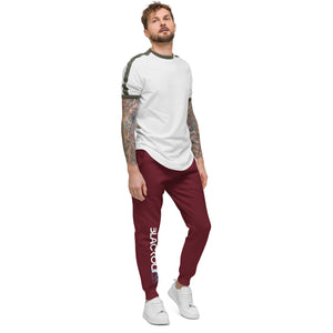 BlACKOUT MTN - Burgandy Unisex fleece sweatpants