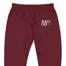 Load image into Gallery viewer, Blackout MTN - Black Unisex fleece sweatpants BWS23