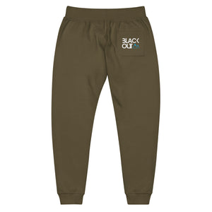 Blackout MTN - Green Unisex fleece sweatpants