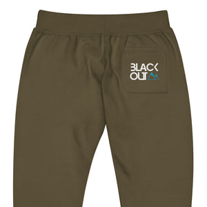 Blackout MTN - Green Unisex fleece sweatpants