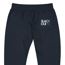 Load image into Gallery viewer, Blackout MTN - Black Unisex fleece sweatpants BWS23