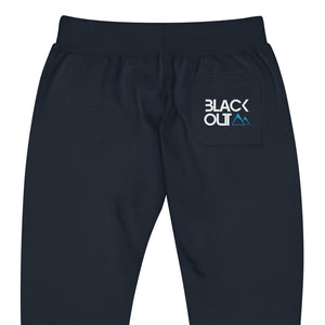 Blackout MTN - Black Unisex fleece sweatpants BWS23