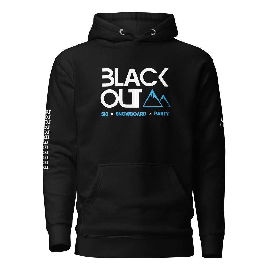 BLACKOUT MTN SSP BWS23 - Black Unisex Hoodie