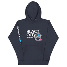 Load image into Gallery viewer, Tongue n Cheek2 Unisex Hoodie Blackout