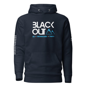 BLACKOUT MTN SSP BWS23 - Black Unisex Hoodie