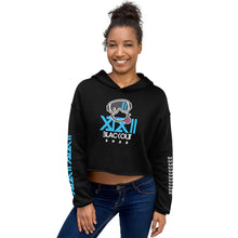 Load image into Gallery viewer, Tongue N Cheek Blackout Crop Hoodie
