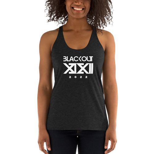 BLACKOUT XXII Women's Racerback Tank