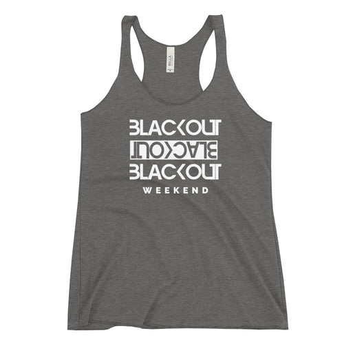 bws 3 flip Women's Racerback Tank
